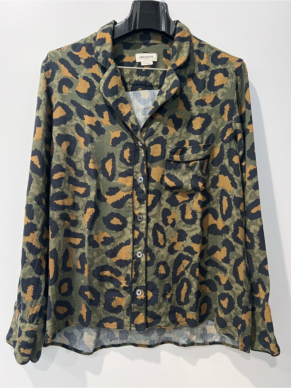 Zadig & Voltaire leopard set top and pants